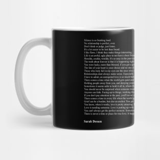 Sarah Dessen Quotes Mug